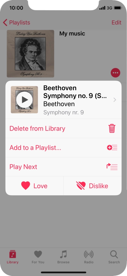Press the required function and follow the instructions on the screen to use the selected function.