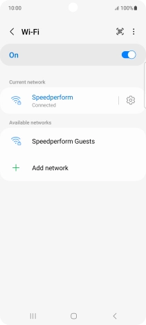 Press the Home key to return to the home screen.