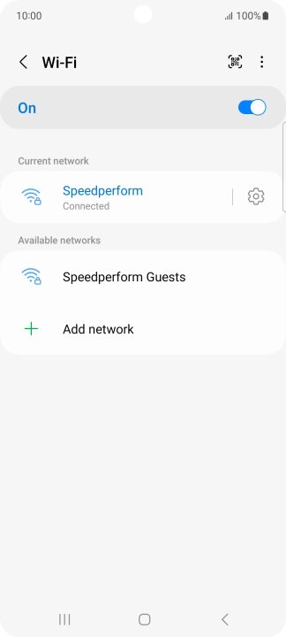 Press the Home key to return to the home screen.