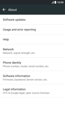 Press Software updates. If a new software version is available, it's displayed. 
Follow the instructions on the screen to update the phone software.