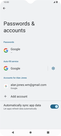 Press the Home key to return to the home screen.