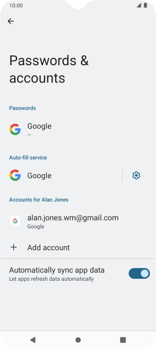 Press the Home key to return to the home screen.