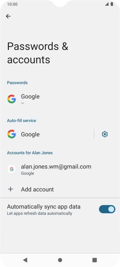 Press the Home key to return to the home screen.