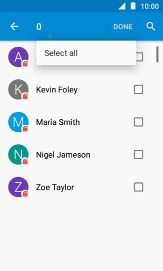 Press Select all.