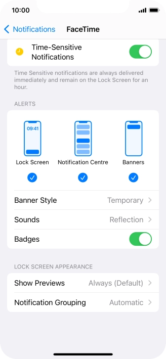 Press Notification Grouping.