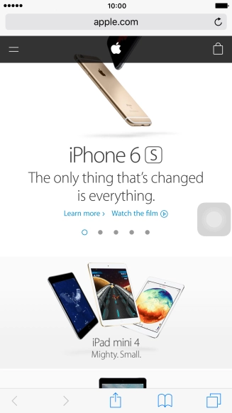 Press the screen a little harder until the content of the message is opened in the relevant application.