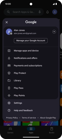 Press Manage apps and device.