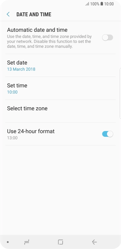 Press the indicator next to Press the indicator next to
