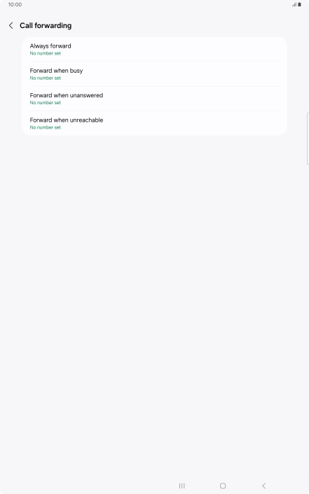 Press the Home key to return to the home screen.