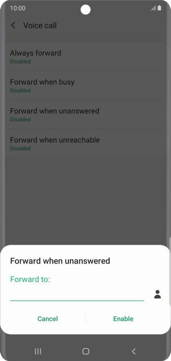 Key in +61414121121 and press Enable. Key in +61414121121 and press Enable.