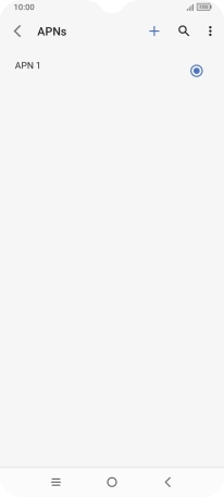 Press the new data connection icon. Press the new data connection icon.