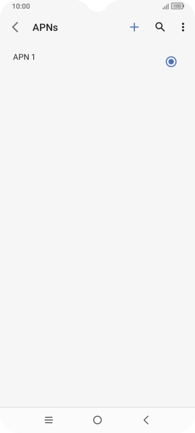 Press the new data connection icon. Press the new data connection icon.