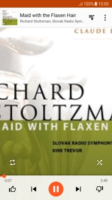 Press arrow right to go to the next audio file.