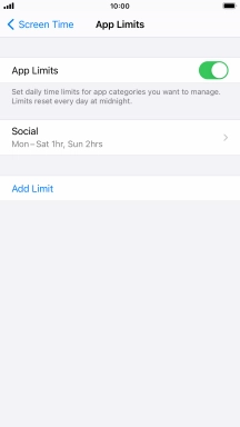 Press the required category.