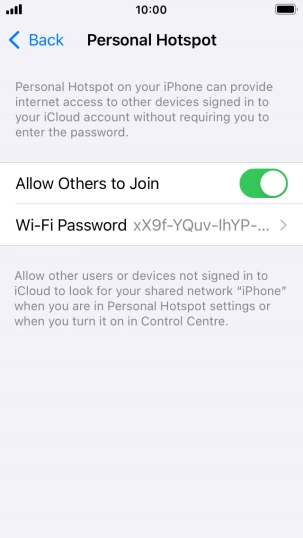 Press the Home key to return to the home screen.