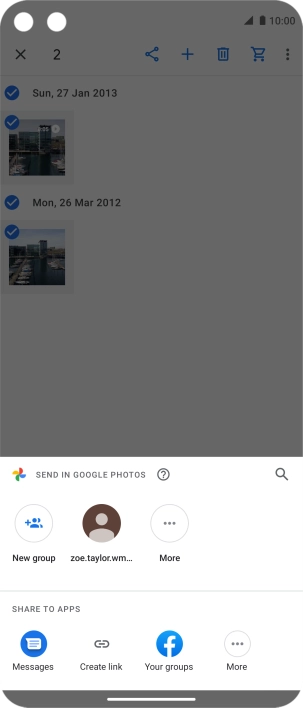 Press the field above 