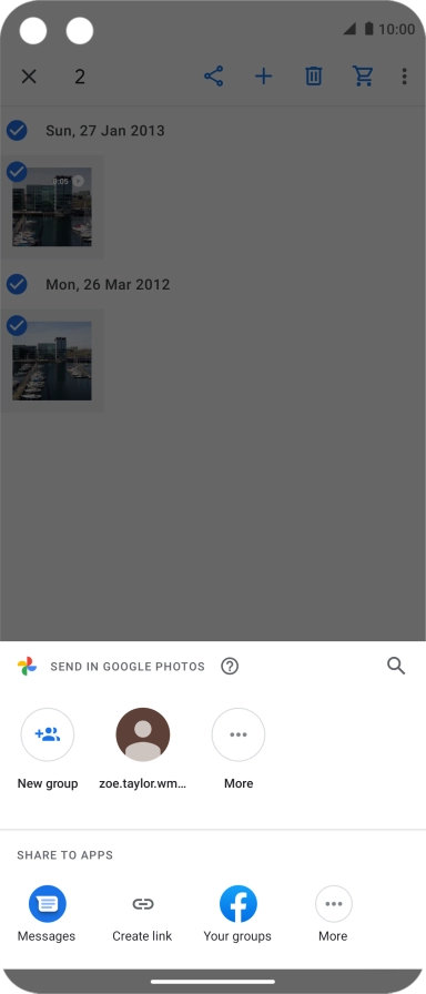 Press the field above 