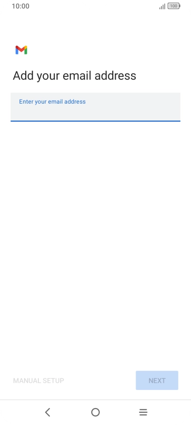 Press the field below 