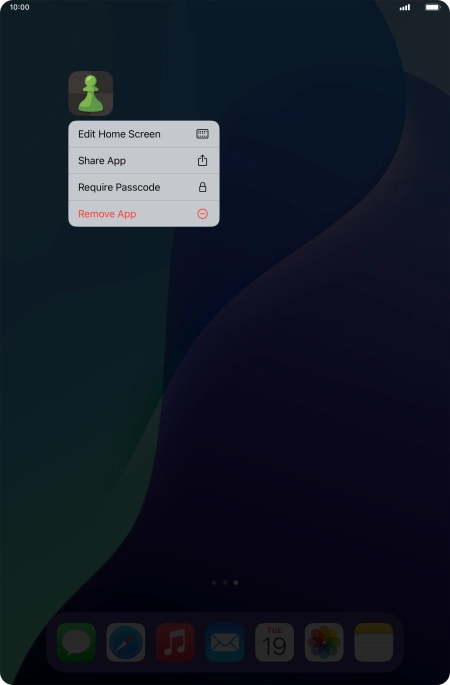 Press Require Passcode.