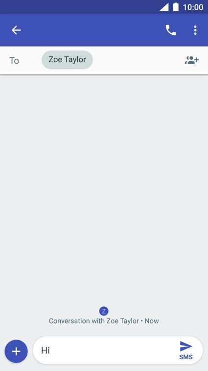 Press the attachment icon.