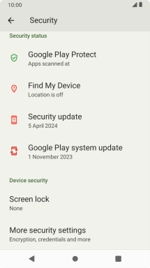 Press the Home key to return to the home screen.