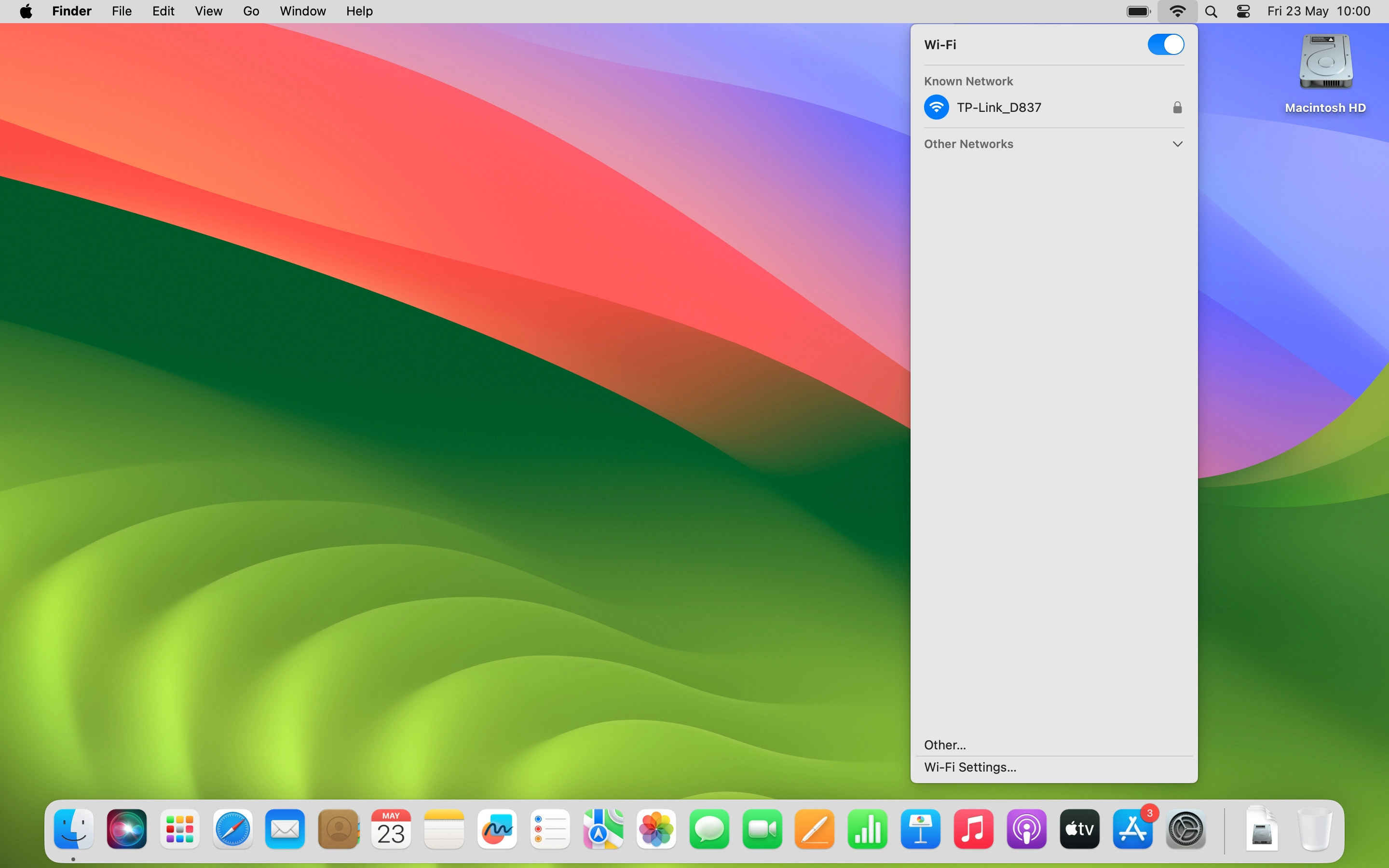 Click Wi-Fi Settings....