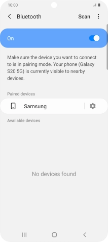Press the Home key to return to the home screen.