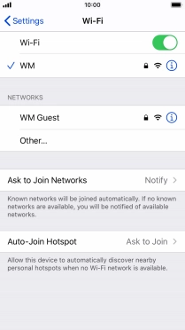Press the Home key to return to the home screen.