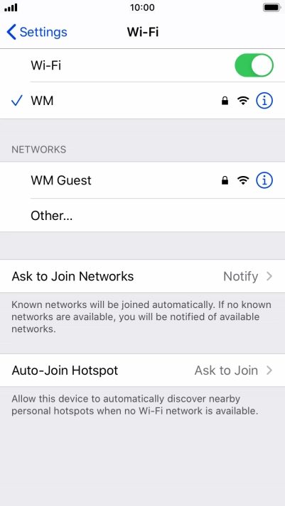 Press the Home key to return to the home screen.
