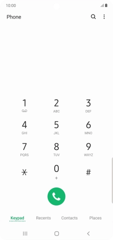 Press the menu icon. Press the menu icon.
