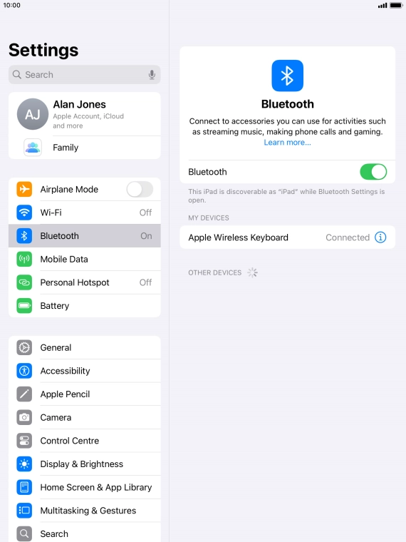Press the Home key to return to the home screen. Press the Home key to return to the home screen.