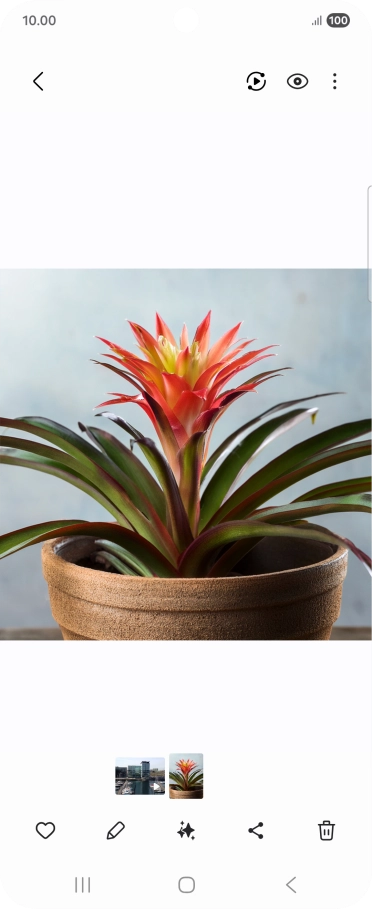 Go to the required picture. Go to the required picture.