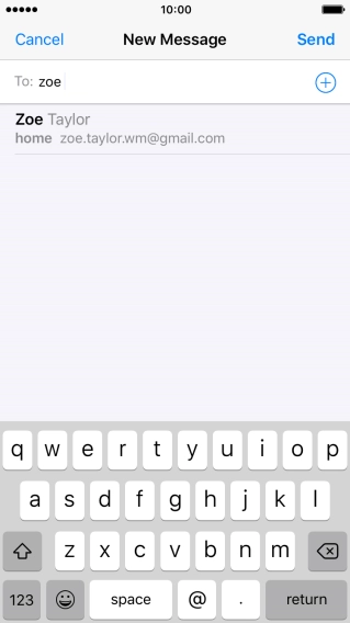 Press the required contact.