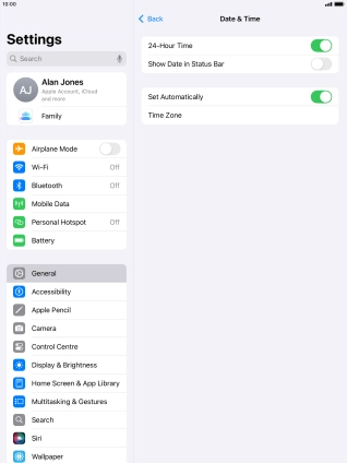 Press the Home key to return to the home screen.