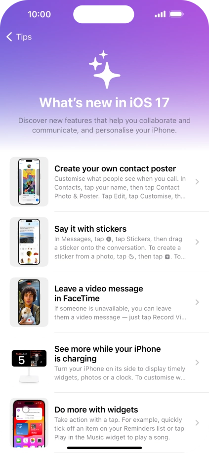 Slide your finger upwards starting from the bottom of the screen to return to the home screen.