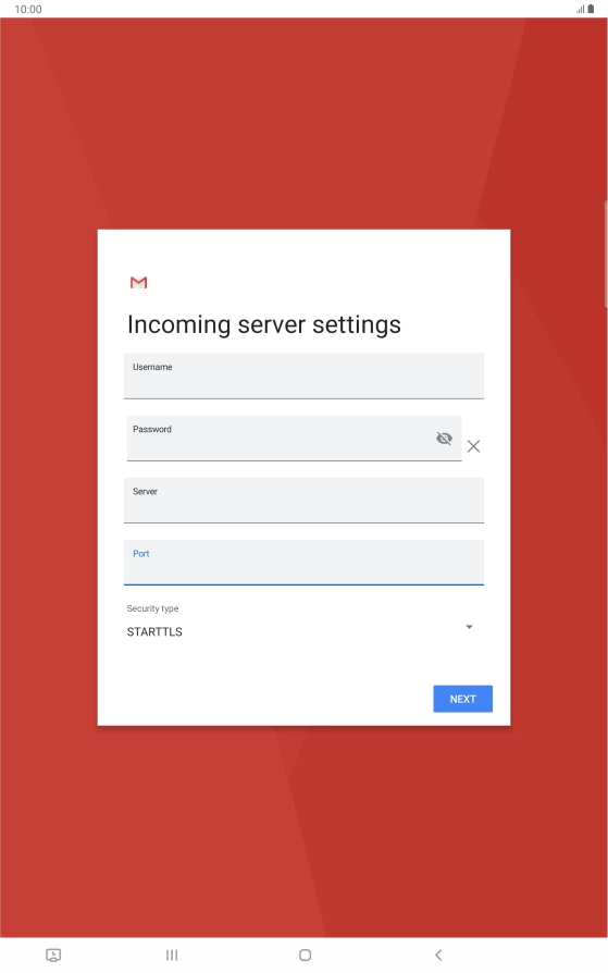 Press the drop down list below 