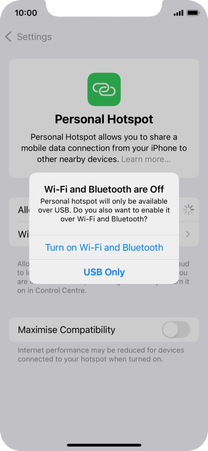 If Wi-Fi is turned off, press Turn on Wi-Fi and Bluetooth. If Wi-Fi is turned off, press Turn on Wi-Fi and Bluetooth.