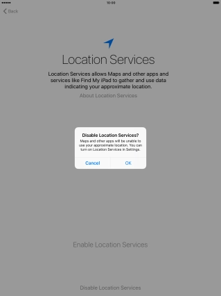 If you turn off the function, press OK.