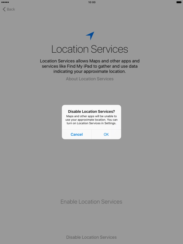 If you turn off the function, press OK.