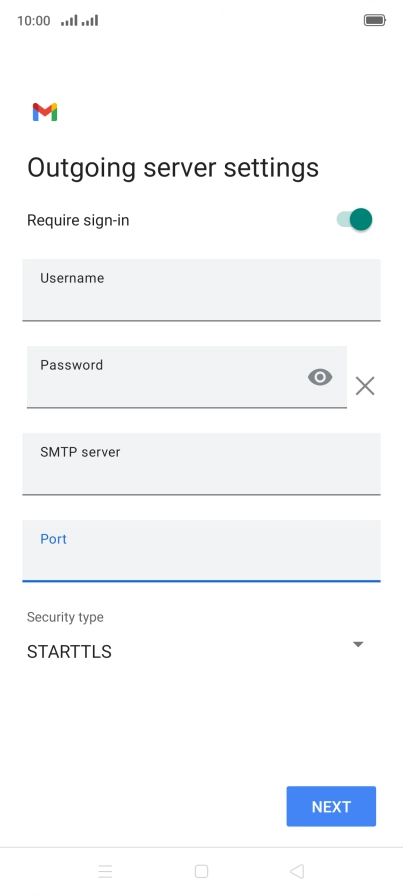 Press the drop down list below 