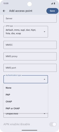 Press PAP. Press PAP.