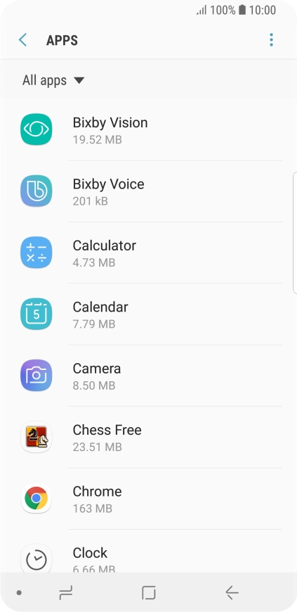 Press the Home key to return to the home screen.