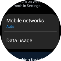 Press Mobile networks.