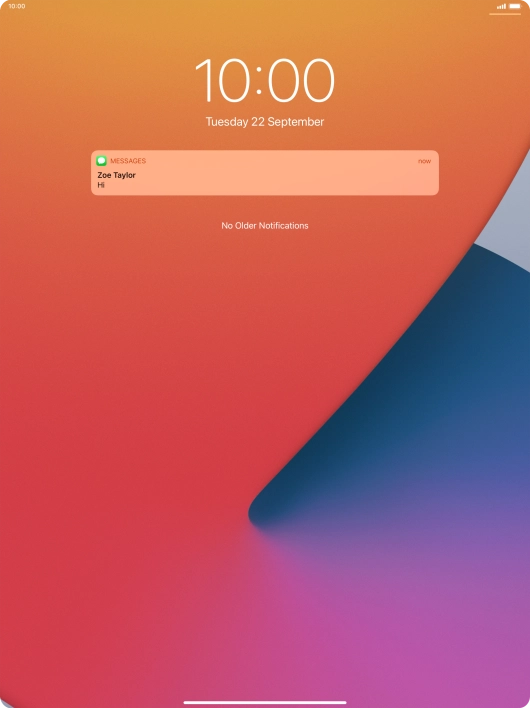 Press the required notification and follow the instructions on the screen to use the selected function.
