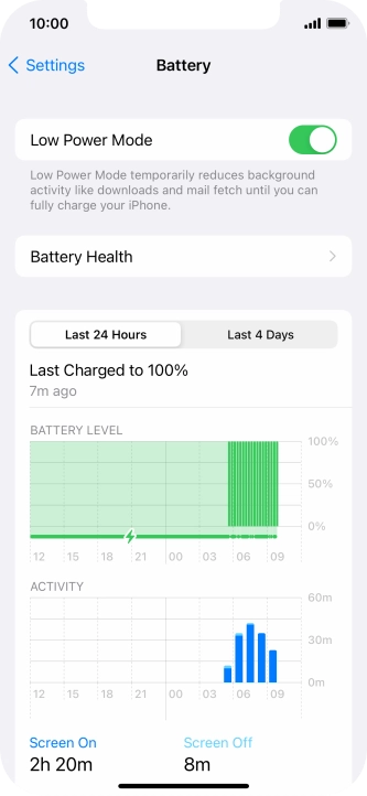 Slide your finger upwards starting from the bottom of the screen to return to the home screen.