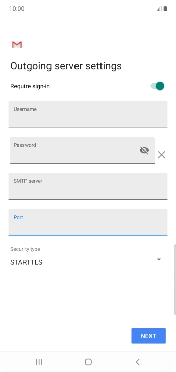 Press the drop down list below 