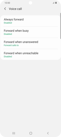 Press the Home key to return to the home screen.