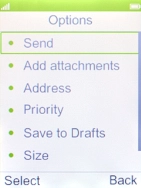 Select Send. Select Send.