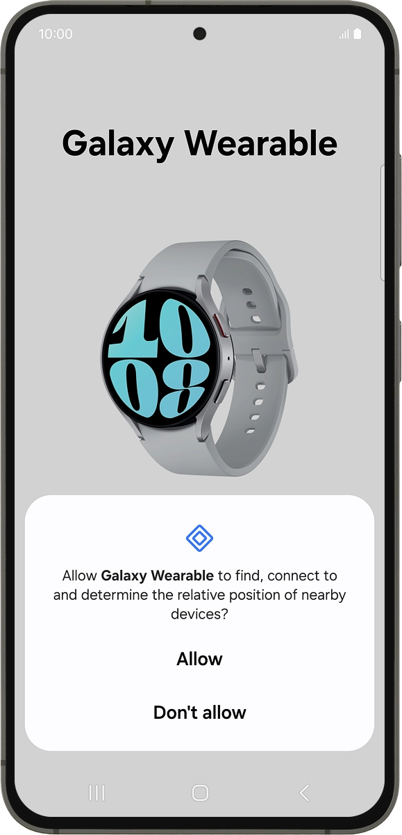 On your phone: Press Allow.