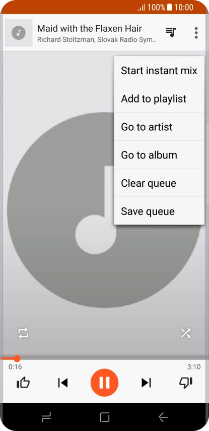 Press Add to playlist.